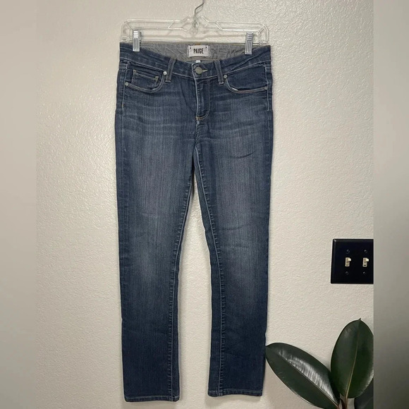 PAIGE Women’s Low Rise Skyline Straight Jeans Size 27 - Picture 2 of 11